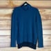 Athleta Transit Pullover Turtleneck Sweater Small Merino Wool Colorblock 98