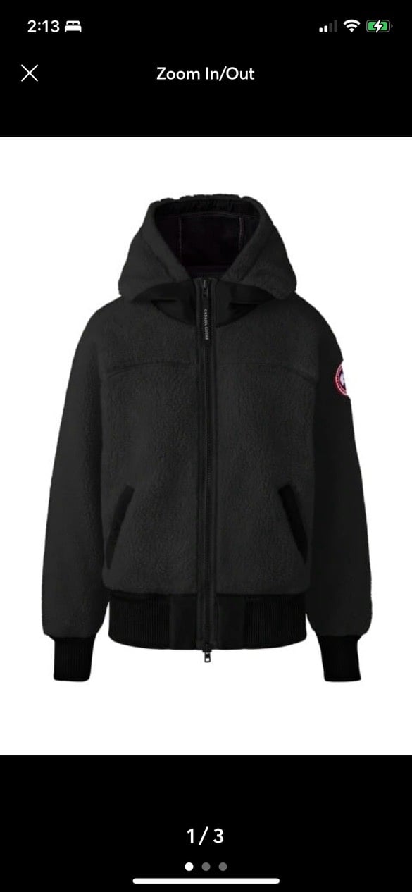 Canada goose simple oversized fleece hoody