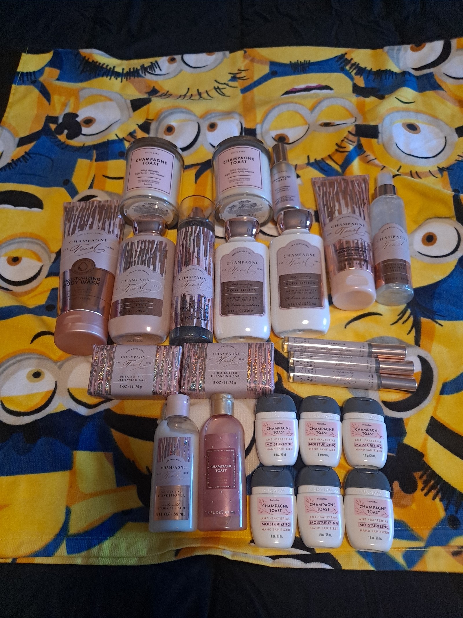 Huge Bath and Body Works bundle all Champagne Toast