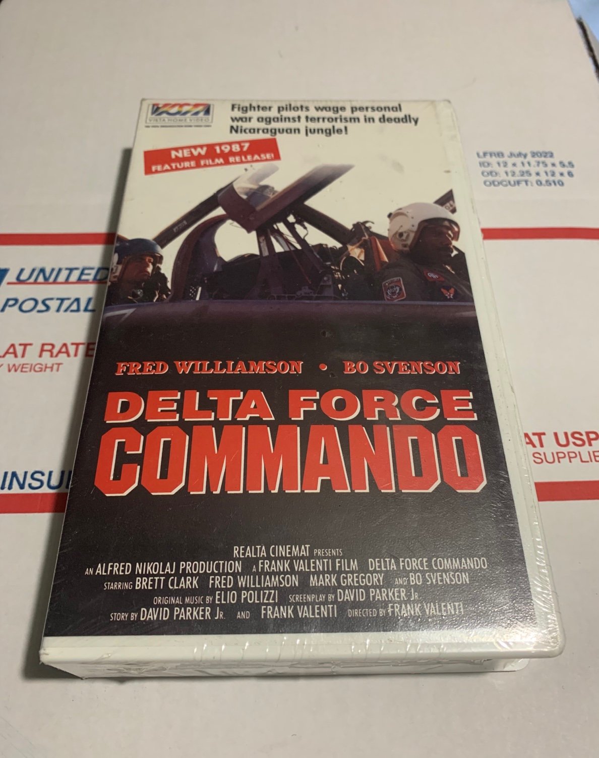 Delta Force Commando VHS 1987 Clamshell SEALED