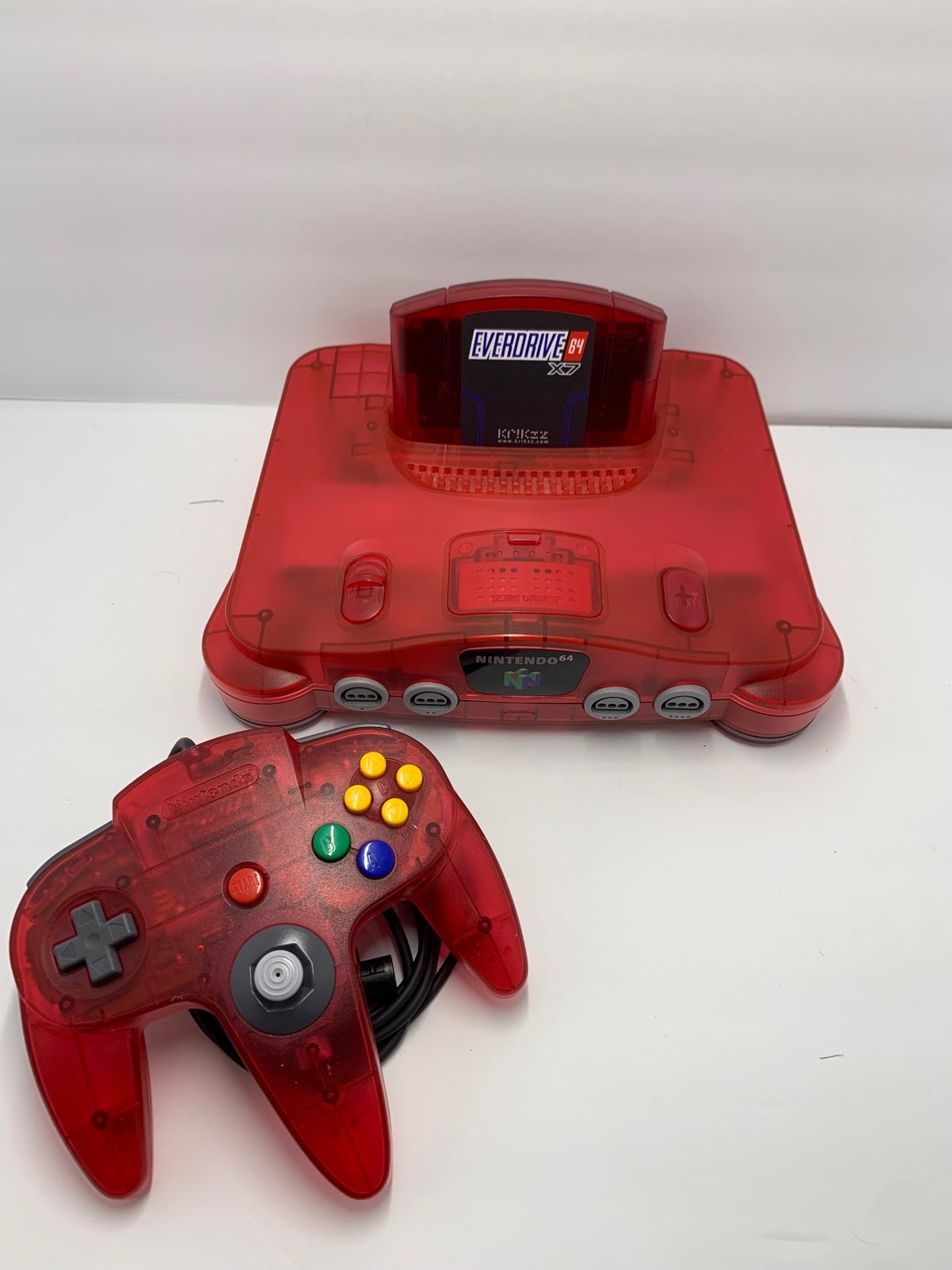 Nintendo 64 in Funtastic Watermelon Red
