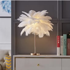 White Feather Lamp