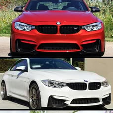 New 2015-2019 BMW F80 M3 &BMW F82 F83 M4 Real Carbon Fiber FRONT BUMPER SPLITTER