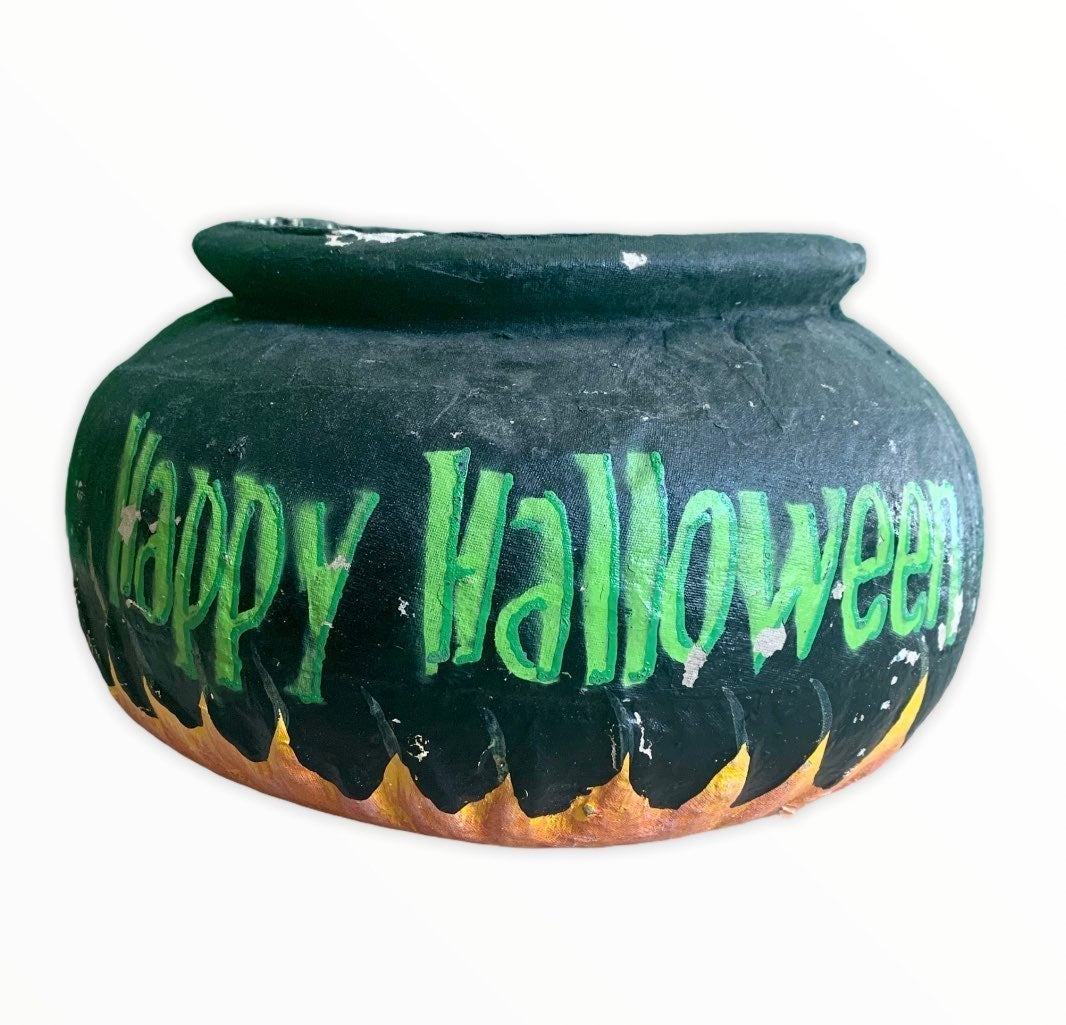 Vintage Paper Mache Halloween Decor