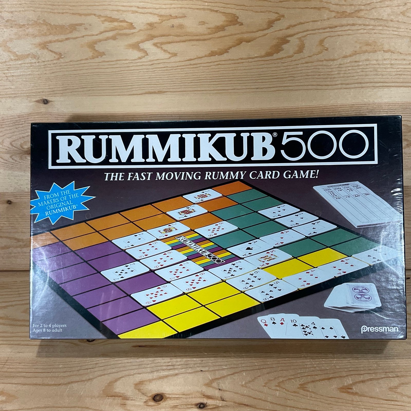 NEW VTG Rummikub 500 Rummy Card Board Game by Pressman 1992 # 410 MADE IN USA