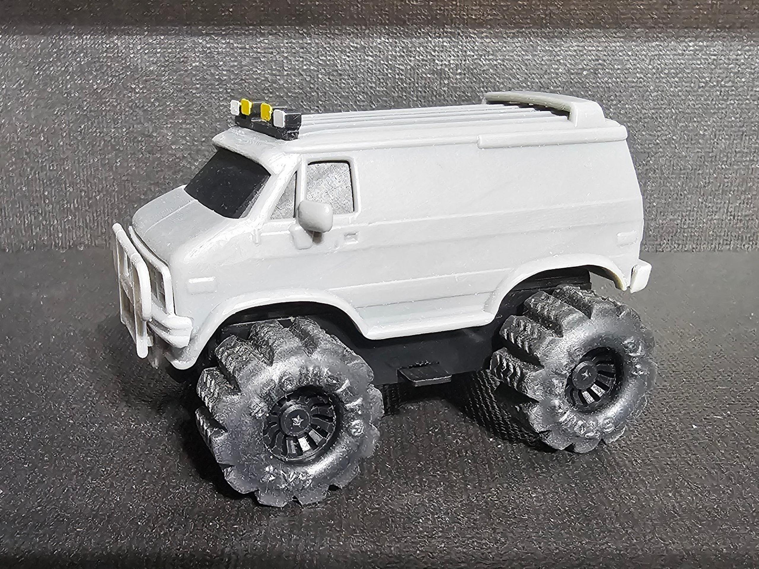 Schaper Stomper Custom Resin Printed A-team Van