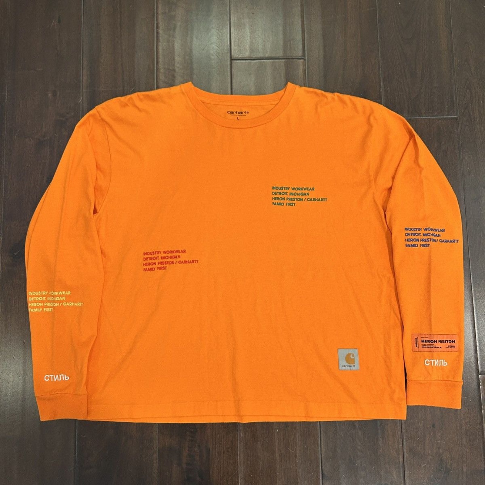 Carhartt Heron Preston Oversized Embroidered L/S