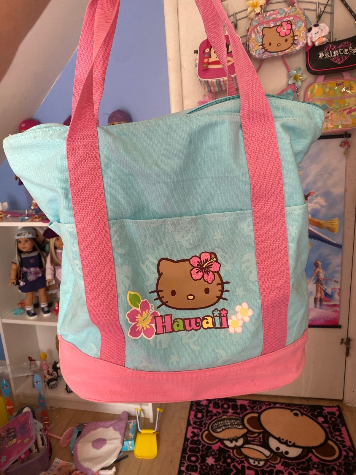 Hello kitty Hawaii tote bag