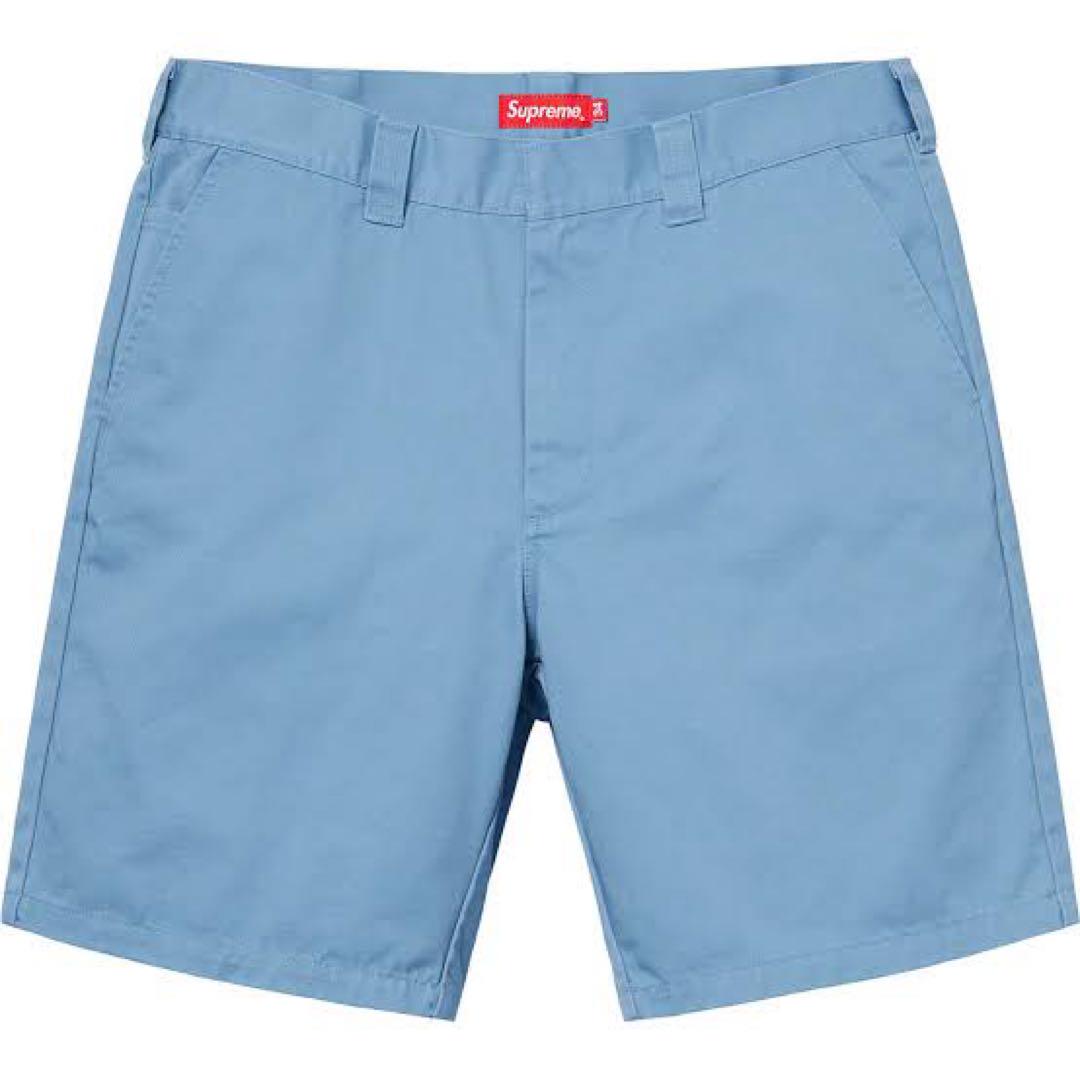 最旬トレンドパンツ Dusty, Short Work Supreme 20SS size Casual blue. light 34, パンツ