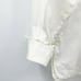 Jan Barboglio Vintage 80s Women's 2 White Button Front Artistic Tunic Top Blouse