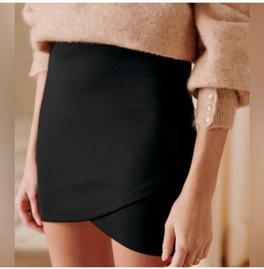 Sezane Calvi mini skirt