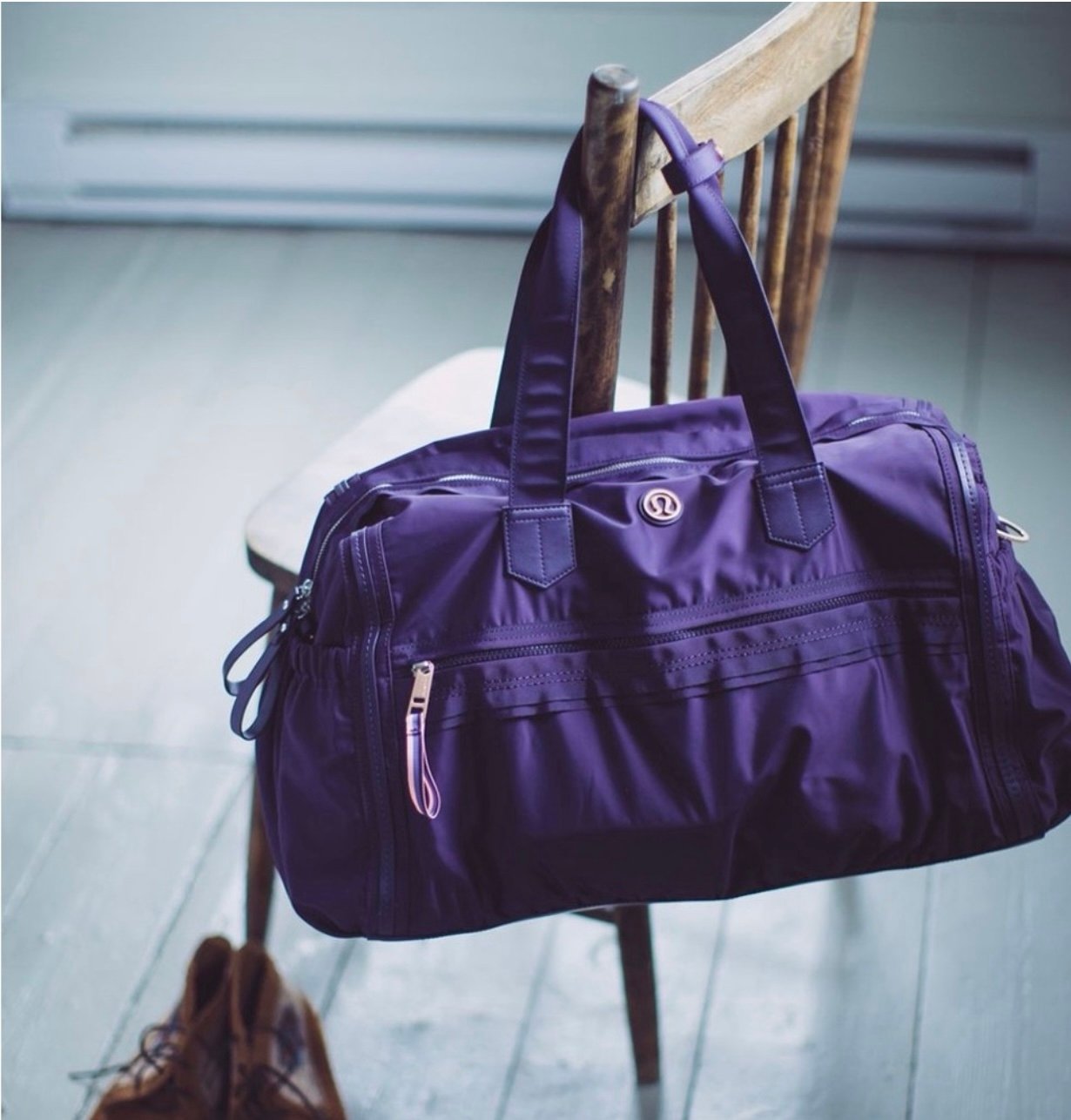 Lululemon Weekend Warrior Travel Gym Yoga Duffel Tote Bag
