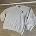 New Enlgand Patriots V Neck Sweater Men's L Gray Pull Over Striped Soft Rare