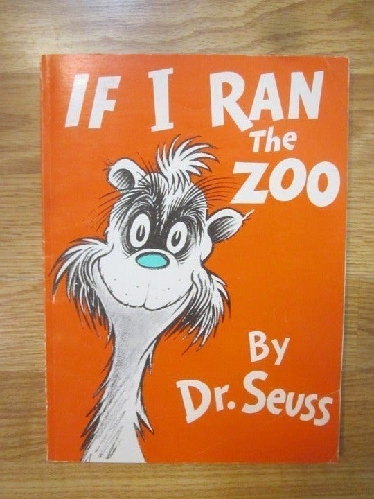 IF I RAN The ZOO Dr. Seuss Book
