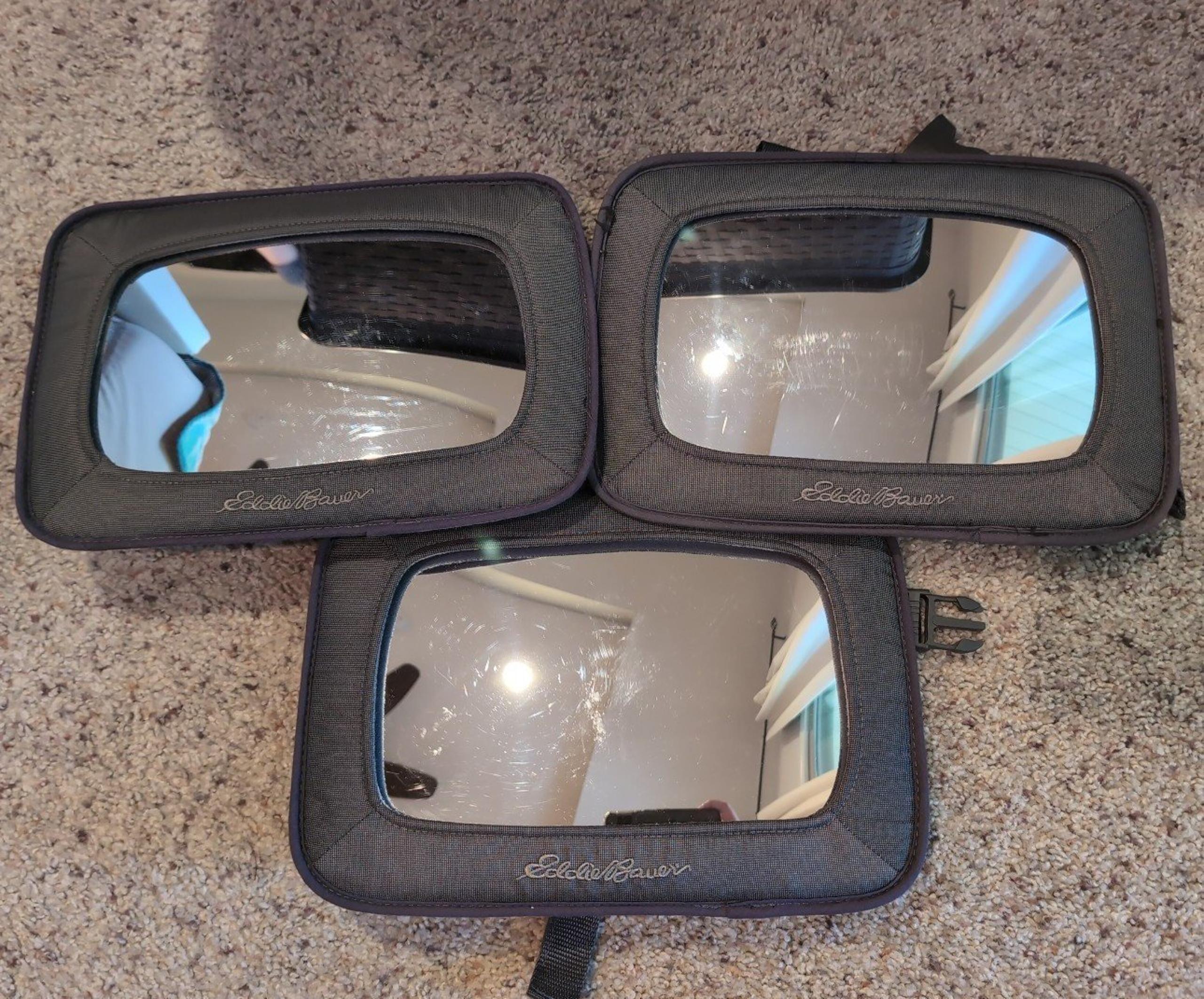 Eddie Bauer car seat mirrors - set of 3