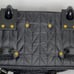 JM New York Quilted Wheeled Water-Resistant Carry-All Designer Tote, Black
