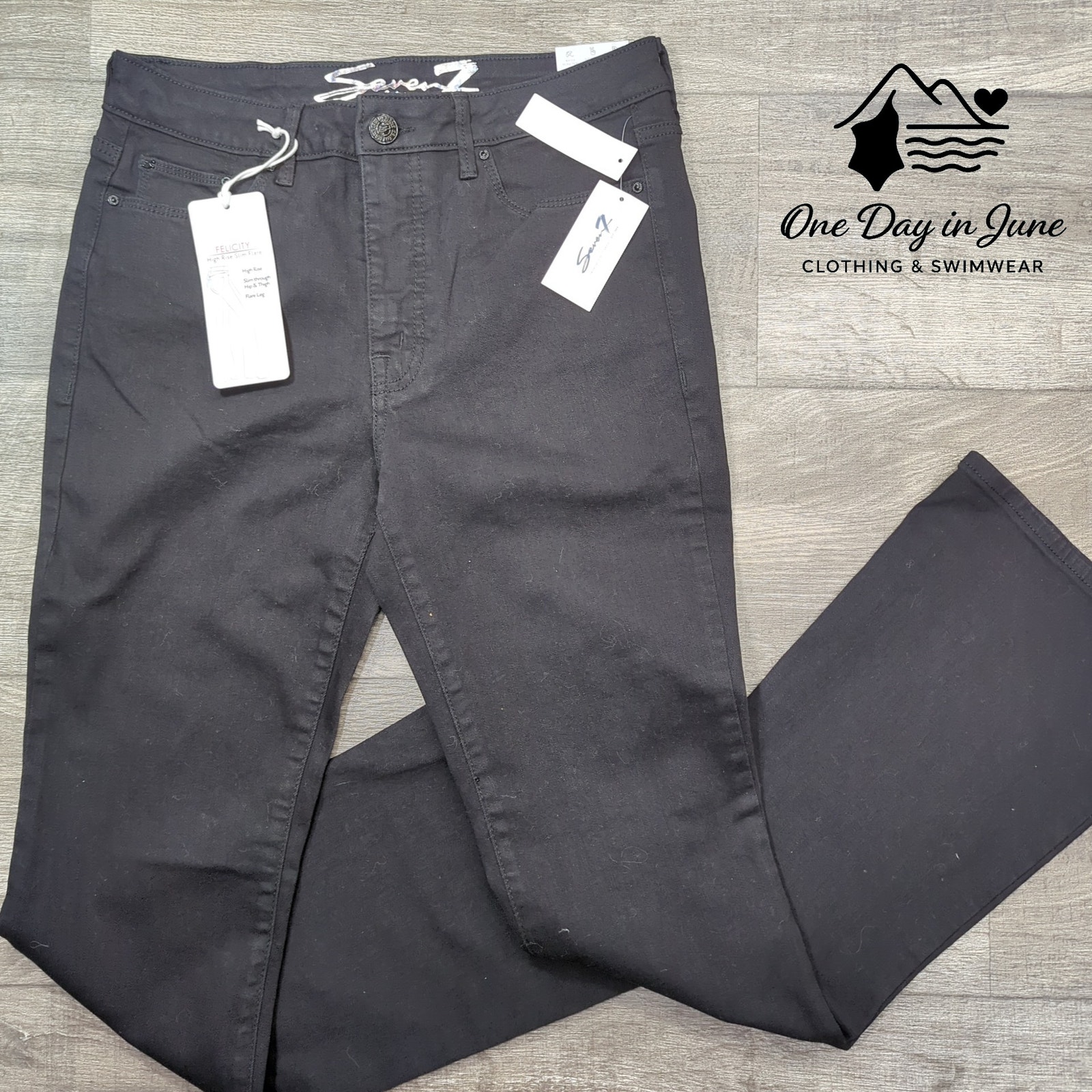 Seven7 Felicity High Rise Slim Fit Jeans Size 6