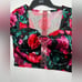 Steve Madden velvet crop top NWT size small