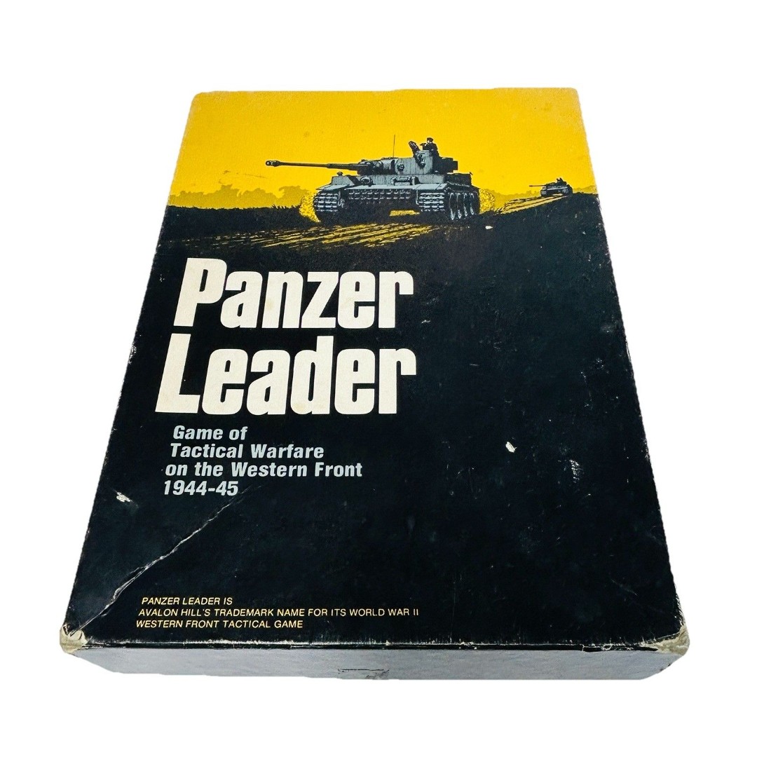 Panzer Leader Bookcase Game Tactical Warfare WW II Avalon Hill 1974 Complete