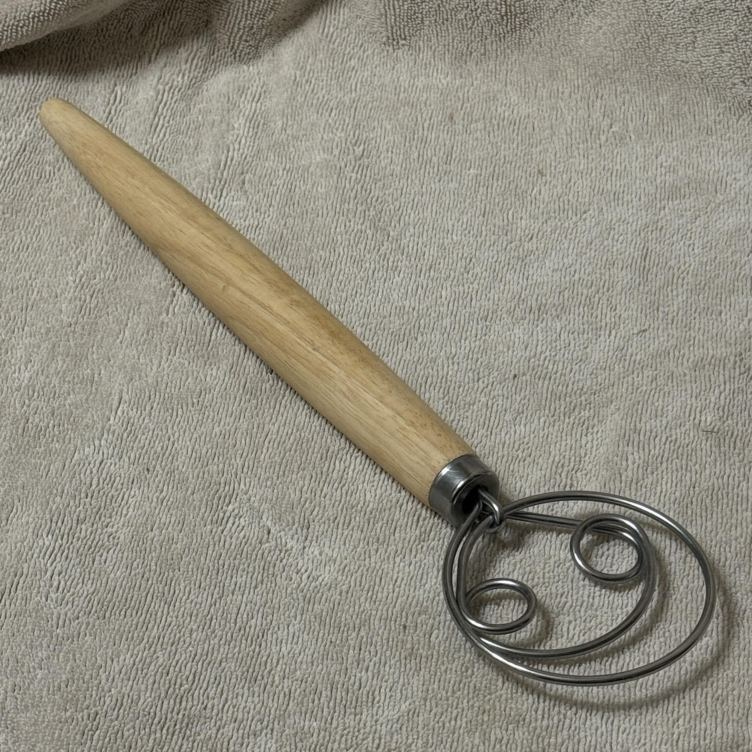 13-Inch Danish Dough Whisk Stainless Steel Bread & Sourdough Whisking Tool