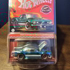 Hot Wheels 1968 Custom Plymouth Barracuda Red Line Club Exclusive