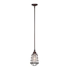 Ajax Collection Indoor Mini Pendant in Coffee Bronze