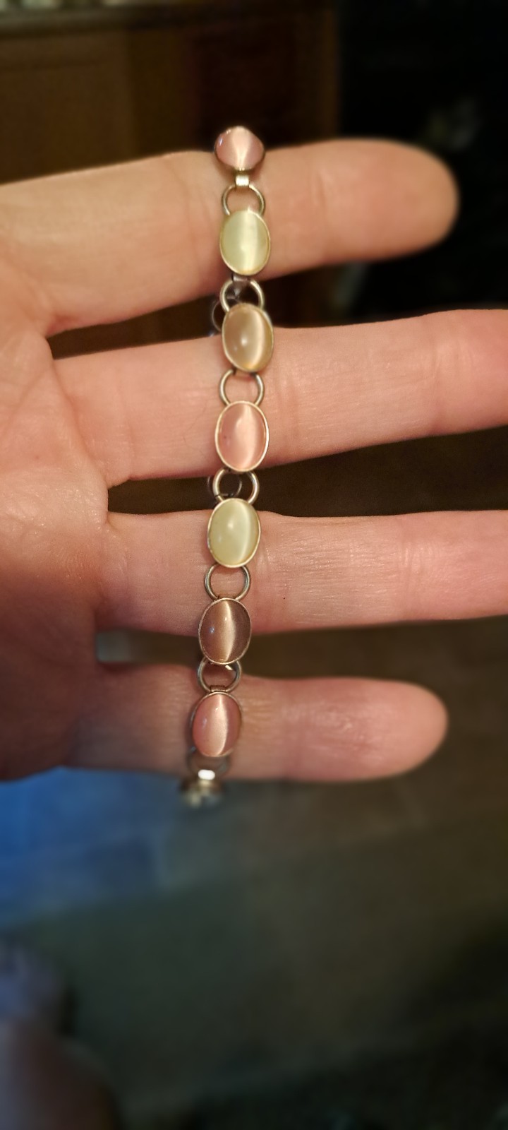Beautiful Multi Stoned 925 SUO Dainty Bracelet
