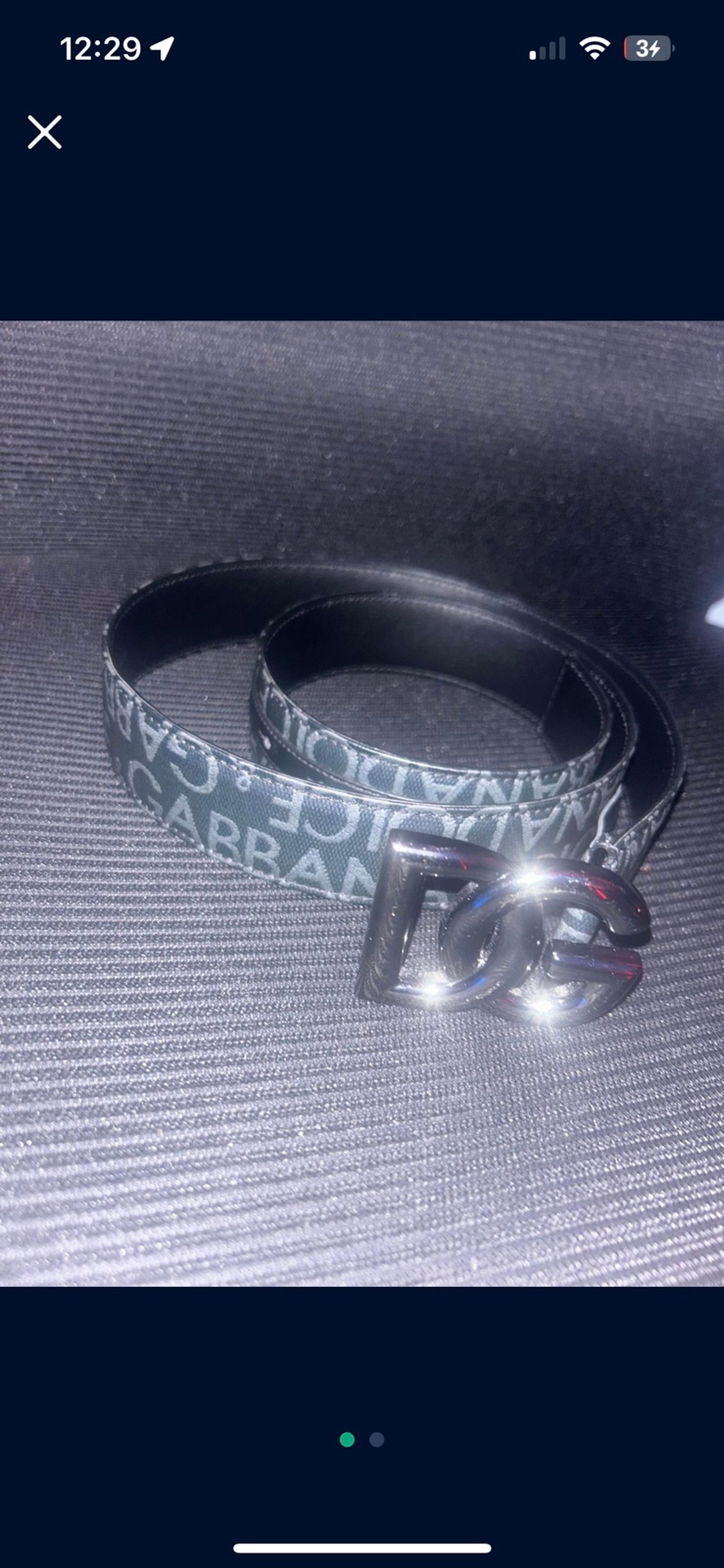 black dolce nd gabbana belt