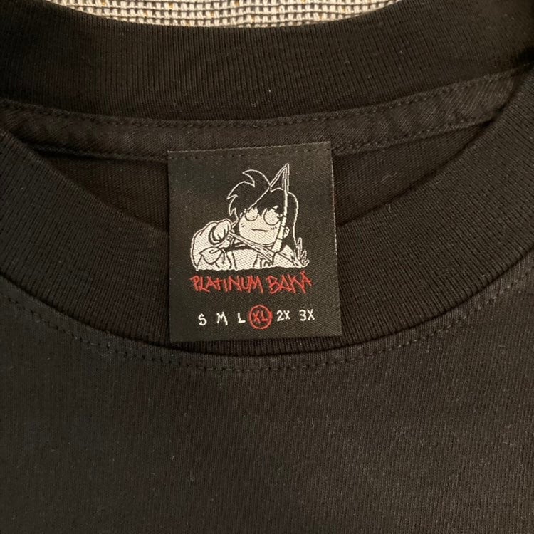 Platinum hot Baka BB Core T-Shirt Black Size XL