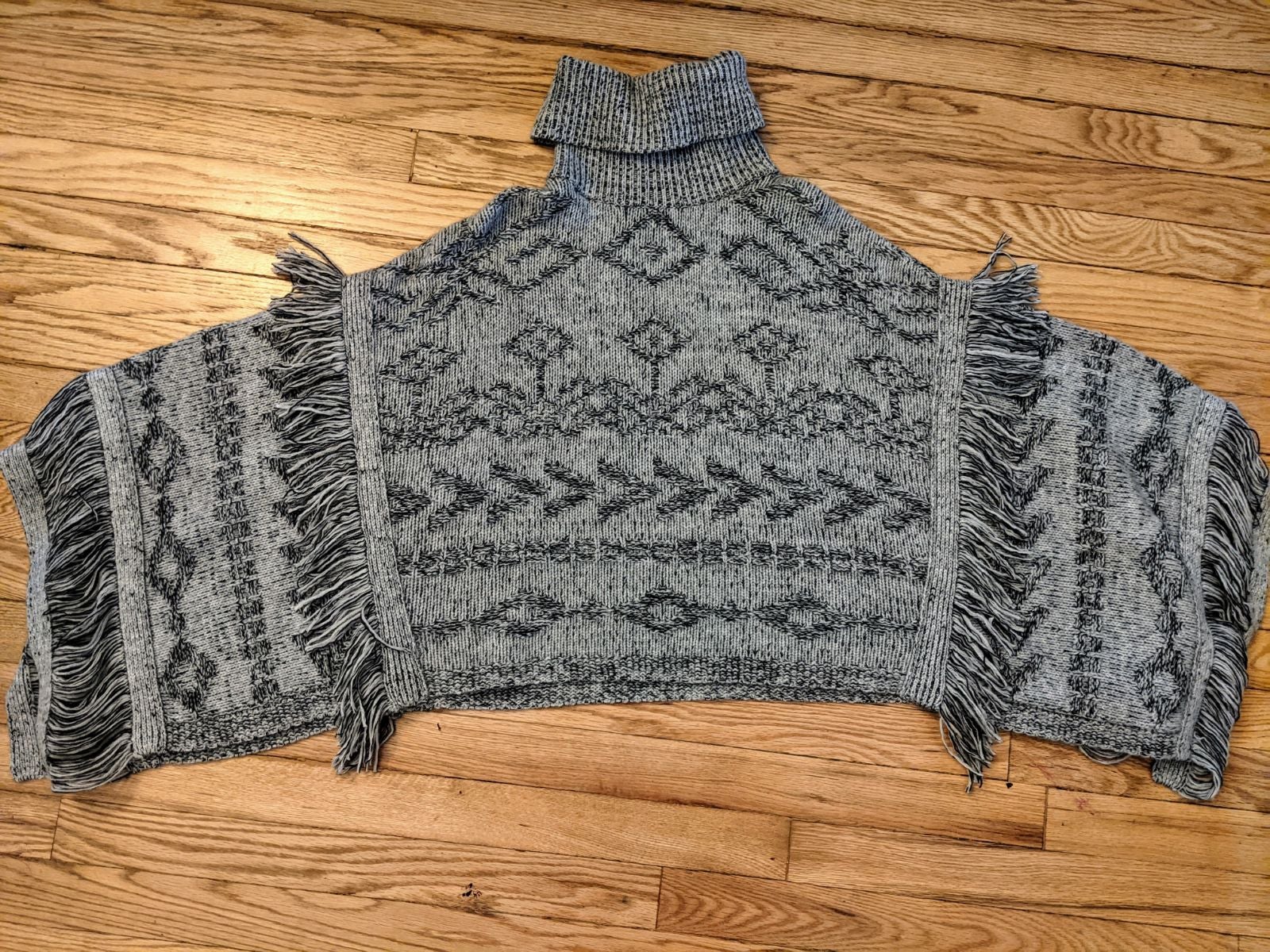 cashmere and wool blend ponchos