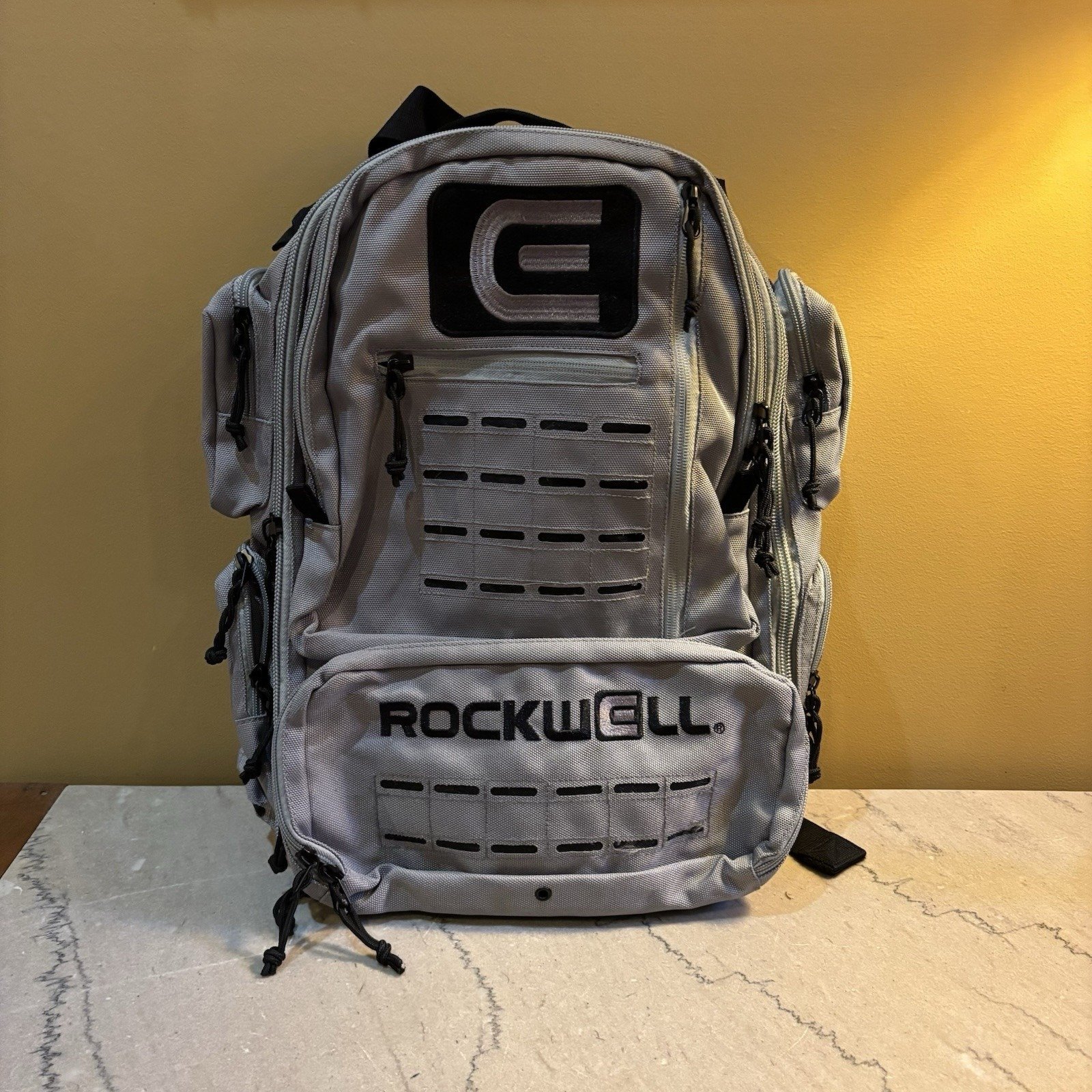 Rockwell Ruck Deluxe Backpack Gray With Removable Fanny Pack