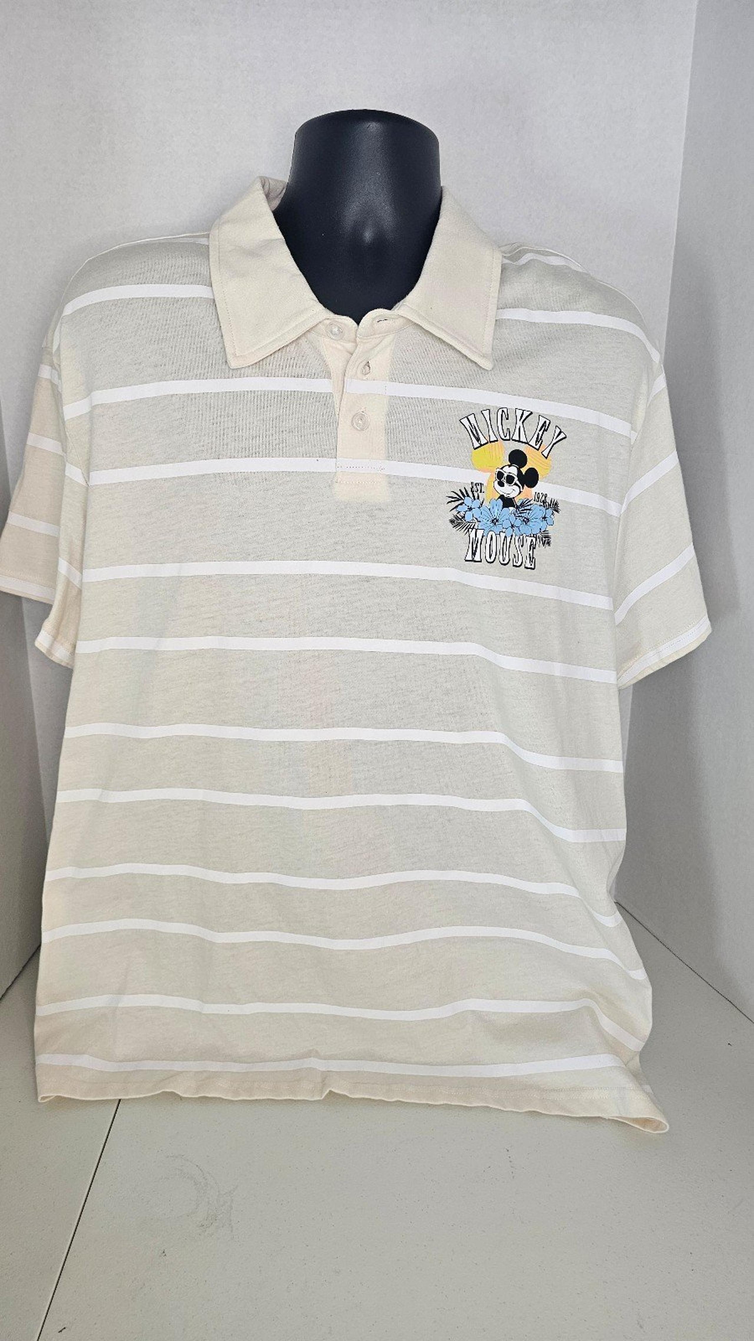 Mens XL Disney Mickey Mouse Fashion Polo shirt