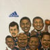 Adidas Golden State Warriors 2015 Champions Caricature Youth Xl