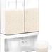 6 Lbs Wall-Mounted Rice Storage Container, Laundry Detergent Dispenser