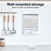 6 Lbs Wall-Mounted Rice Storage Container, Laundry Detergent Dispenser