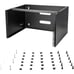 Wall Mount Network Rack 6U, 14 Deep for Shallow Server and IT Equipment, Black
