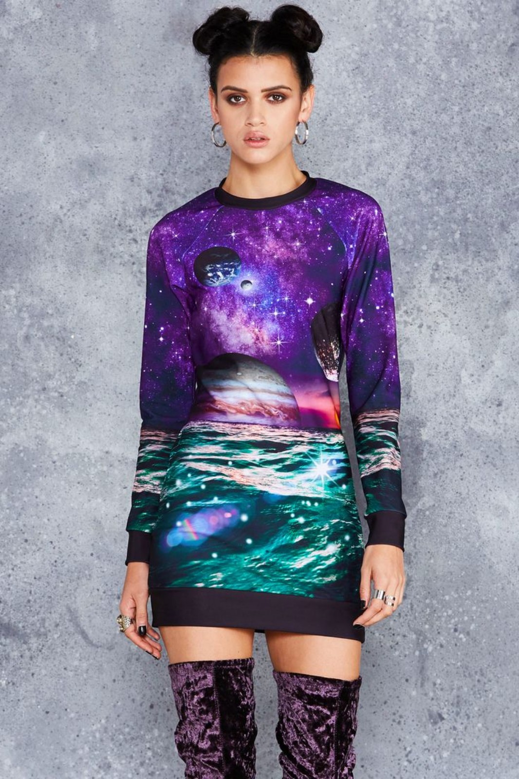 Alien Moonrise Sweater Dress