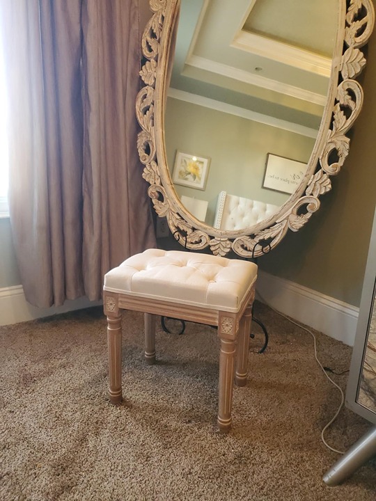 NEW VIntage Ottoman Stool