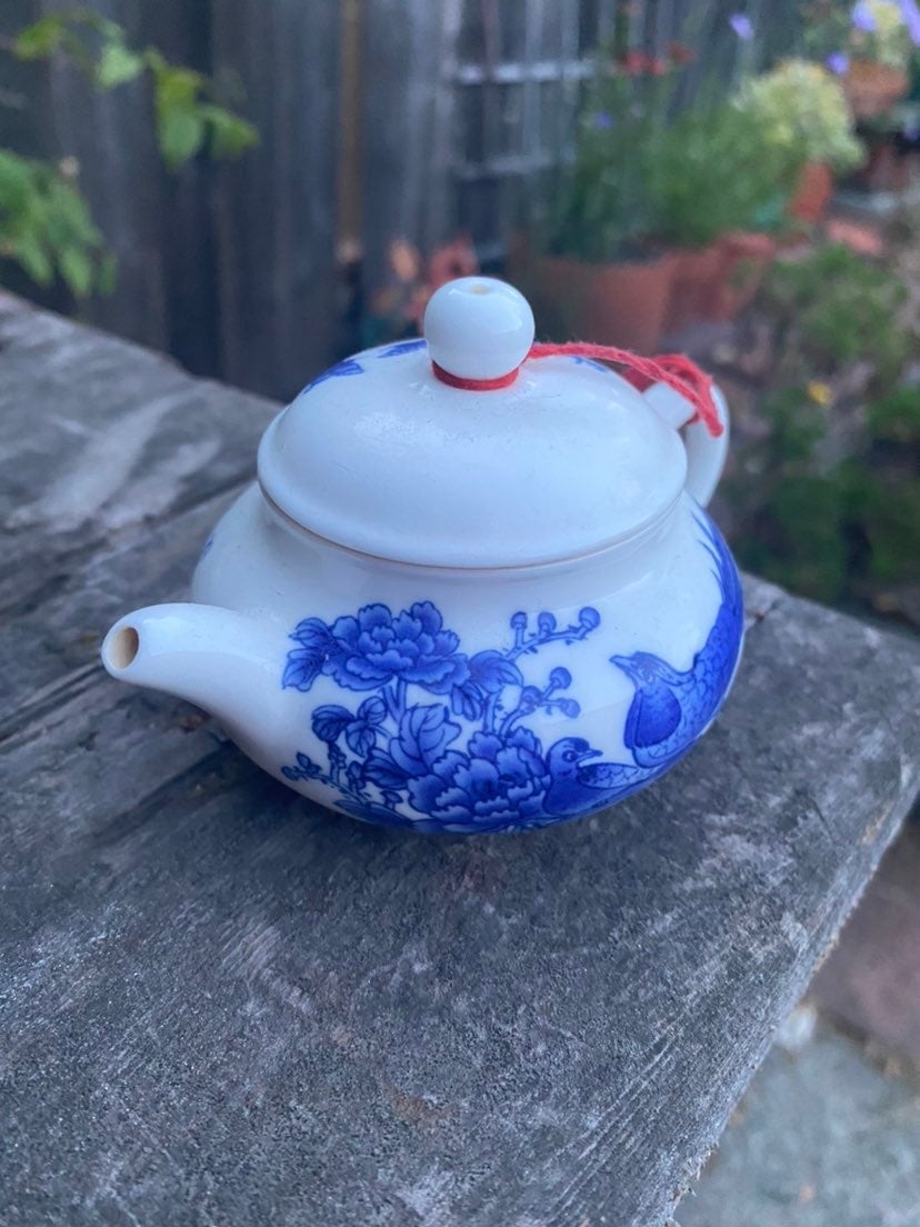 Small Porcelain Chinese Teapot