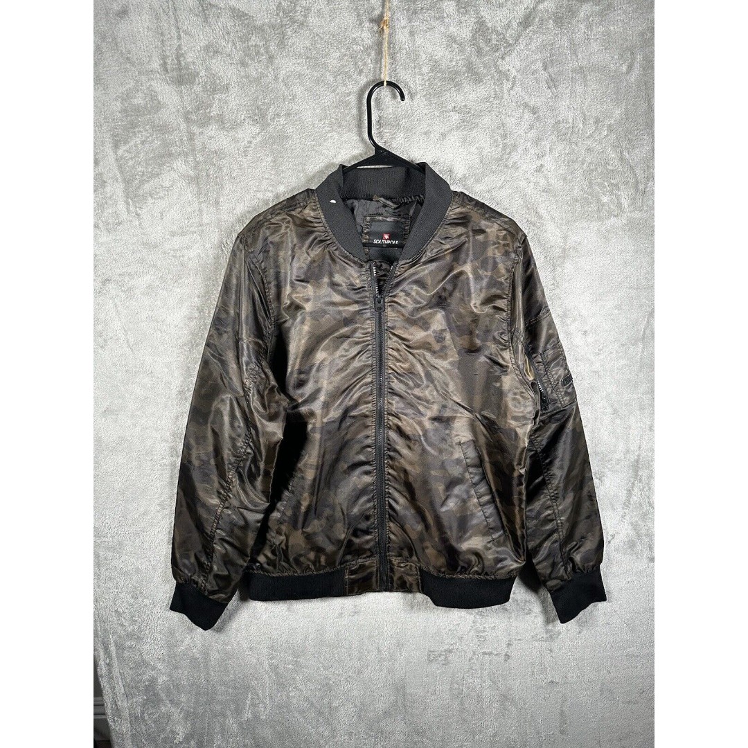 Vintage Southpole Jacket Mens Large Authentic Collection Camo Streetwear Y2K 90s