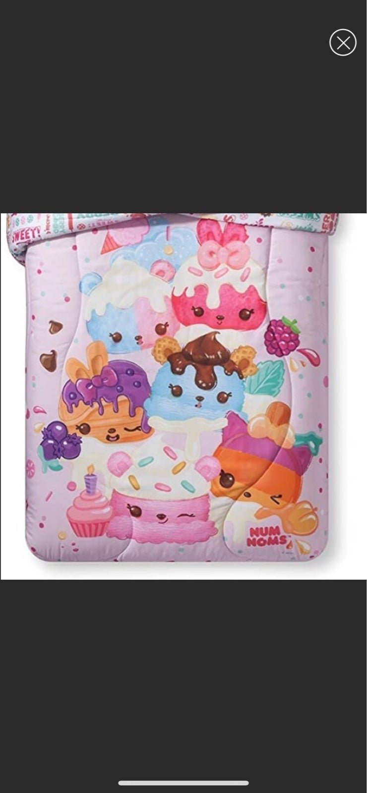 num nom Comforter Sprinkle sparkle fun vintage