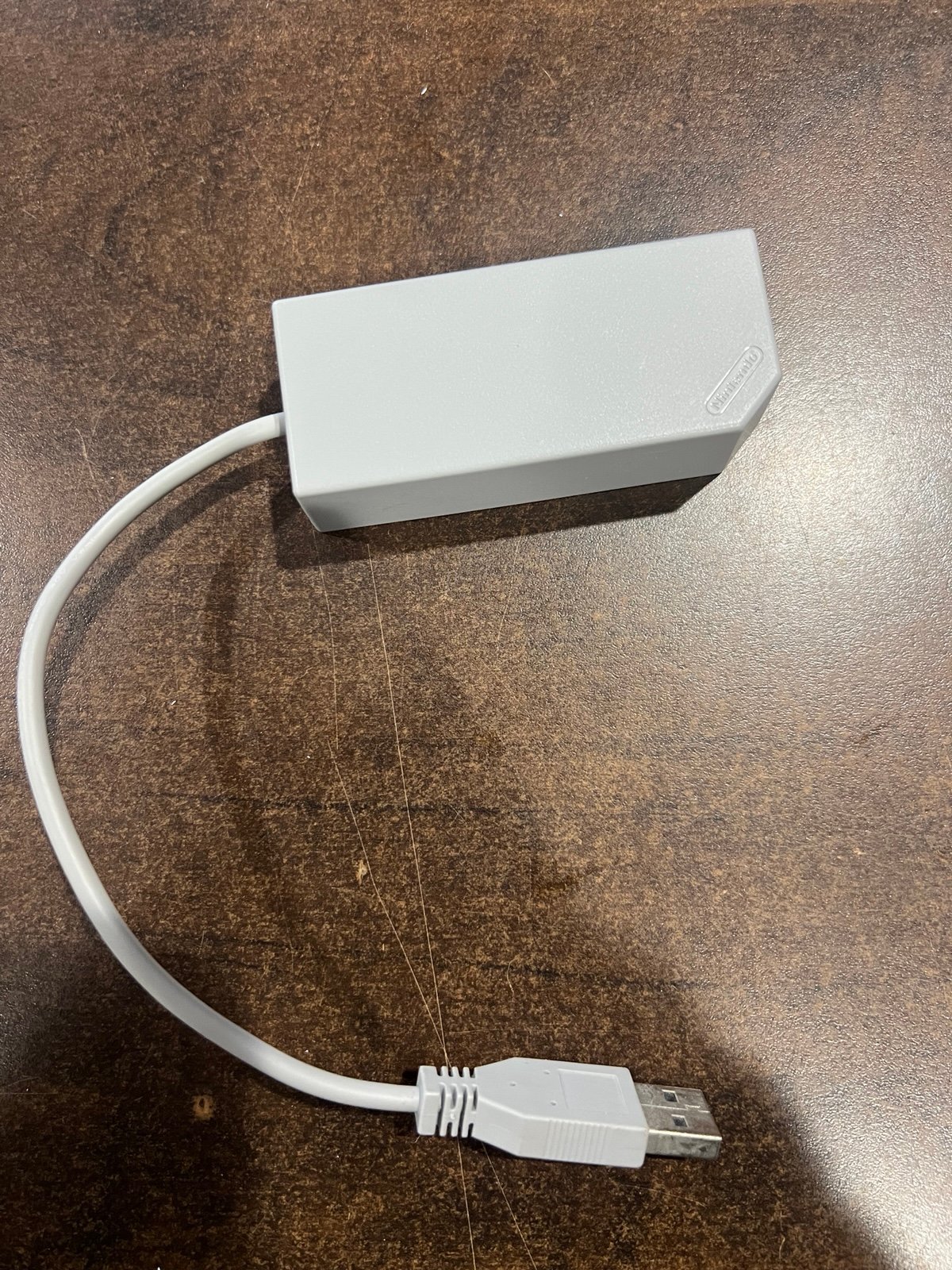 OEM Official Nintendo Wii U Lan Adapter RVL-015 - Like New Free SHIPPING!
