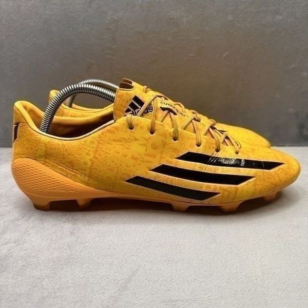 adidas F50 adiZero TRX FG Mens Size 10.5 Soccer Cleats Solid Gold Messi RARE