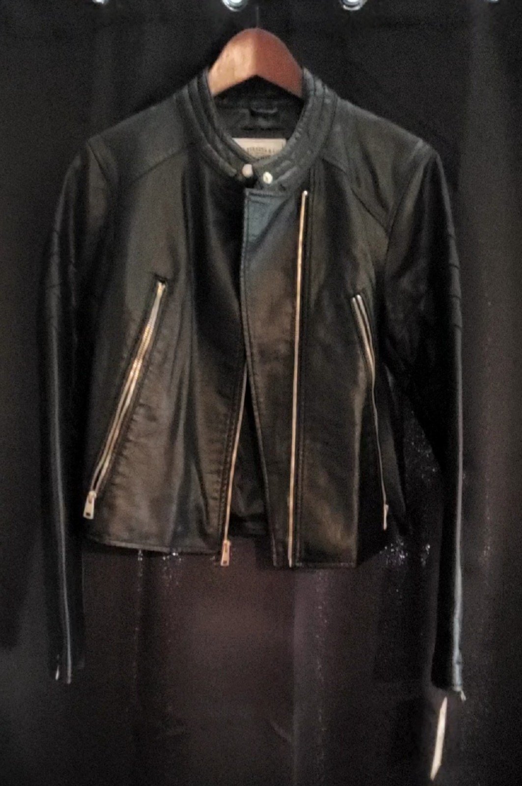Levi's Black Faux Leather Moto Jacket