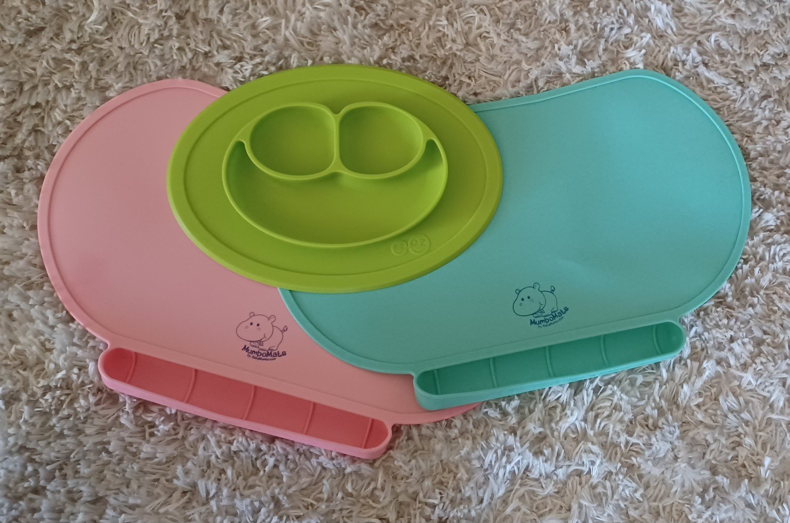 ezpz mat and 2 Baby Mumbo mats