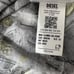 Size Large Gray S-Umbe Abstract DIESEL Shirt
