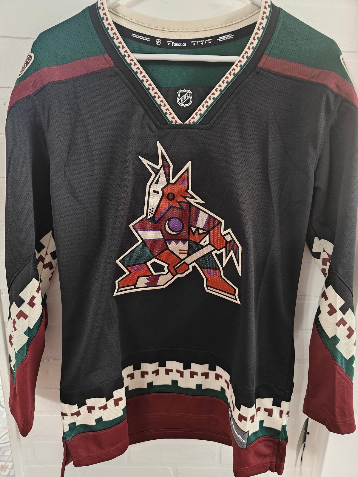 Arizona Coyotes Utah Kachina Breakaway Away Fanatics Women's Jersey Size Medium