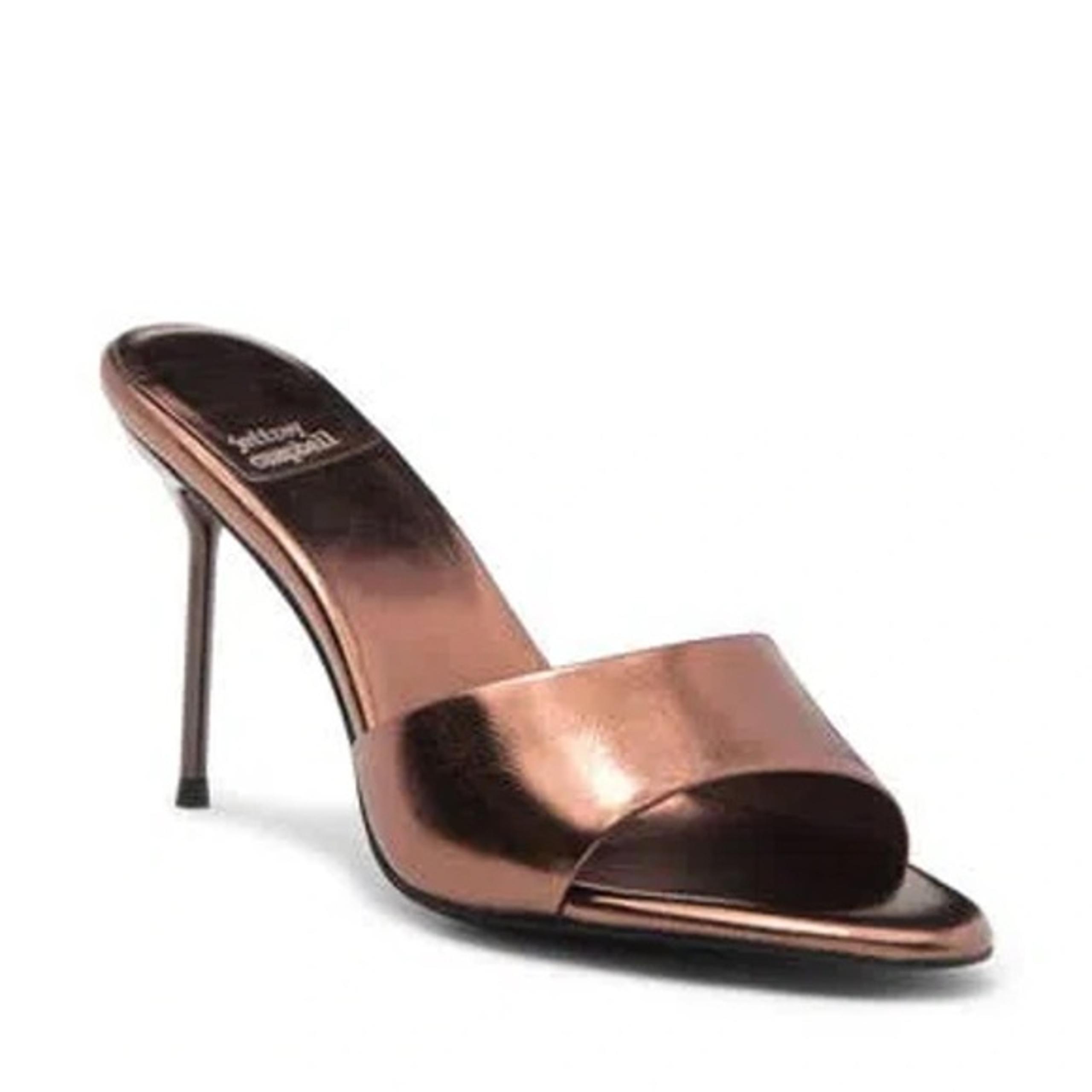 NEW Jeffrey Campbell Peer Spike Sandal in Bronze Metallic