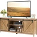 60 Tv Stand w/Sliding Barn Doors