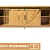 60 Tv Stand w/Sliding Barn Doors